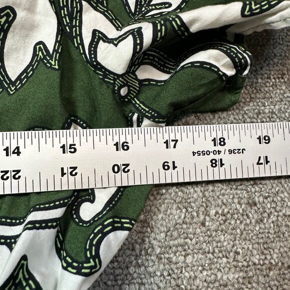 Anthropologie Green and White Maxi Dress - Picture 4 of 8